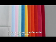 Poli pamuklu cep kumaşı gömlek kumaşı